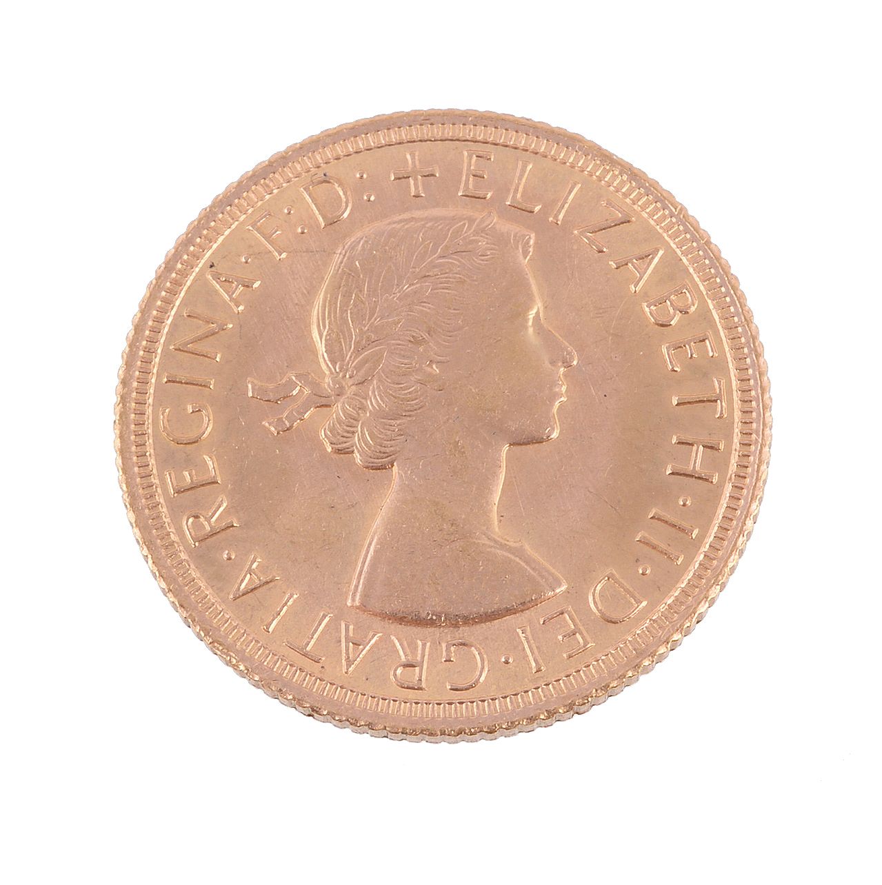 Elizabeth II, Sovereign 1963. Extremely fine - Image 2 of 2