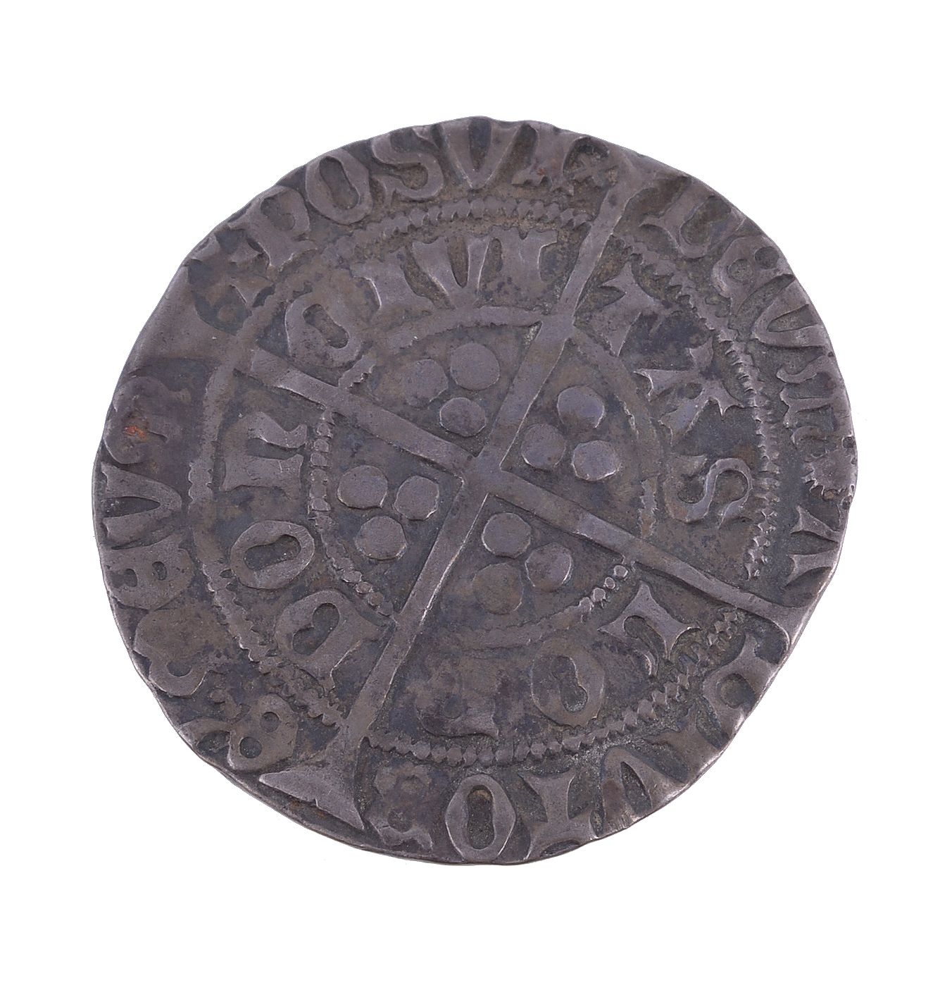 Edward IV, second reign (1471-1483), Groat, London, i.m. pierced cross (S. 2098). Good fine