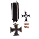 Austria, Empire, Teutonic Order, Marianer Cross 1871, breast badge, silver and enamel, in case of