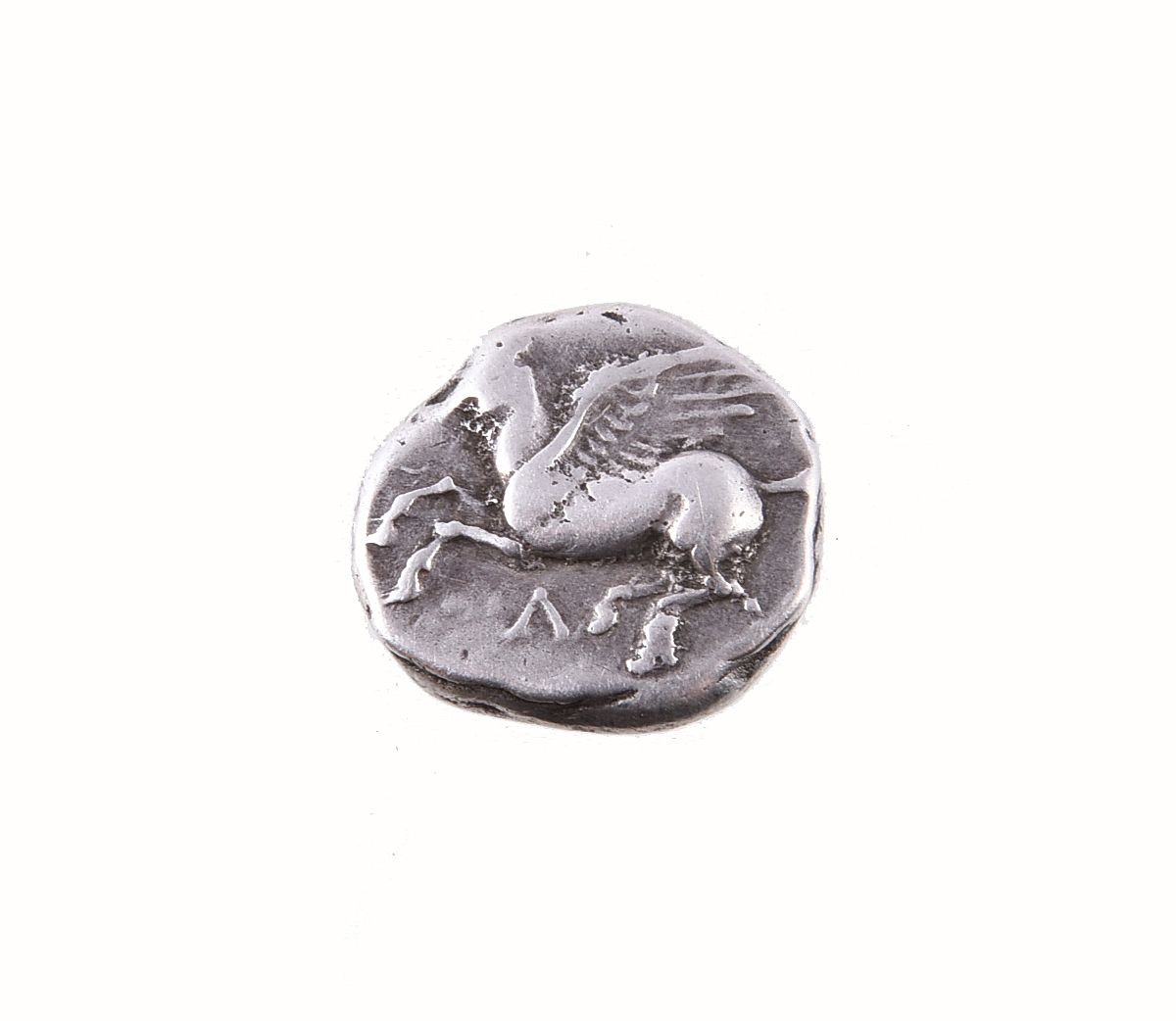 Ancient Greek coinage, Corinth, silver Stater, circa 4th century BC, Pegasos left, lambda below, - Image 2 of 2