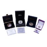 Prince George of Cambridge, Christening 2013, large fine silver commemorative proof Ten-Pounds,