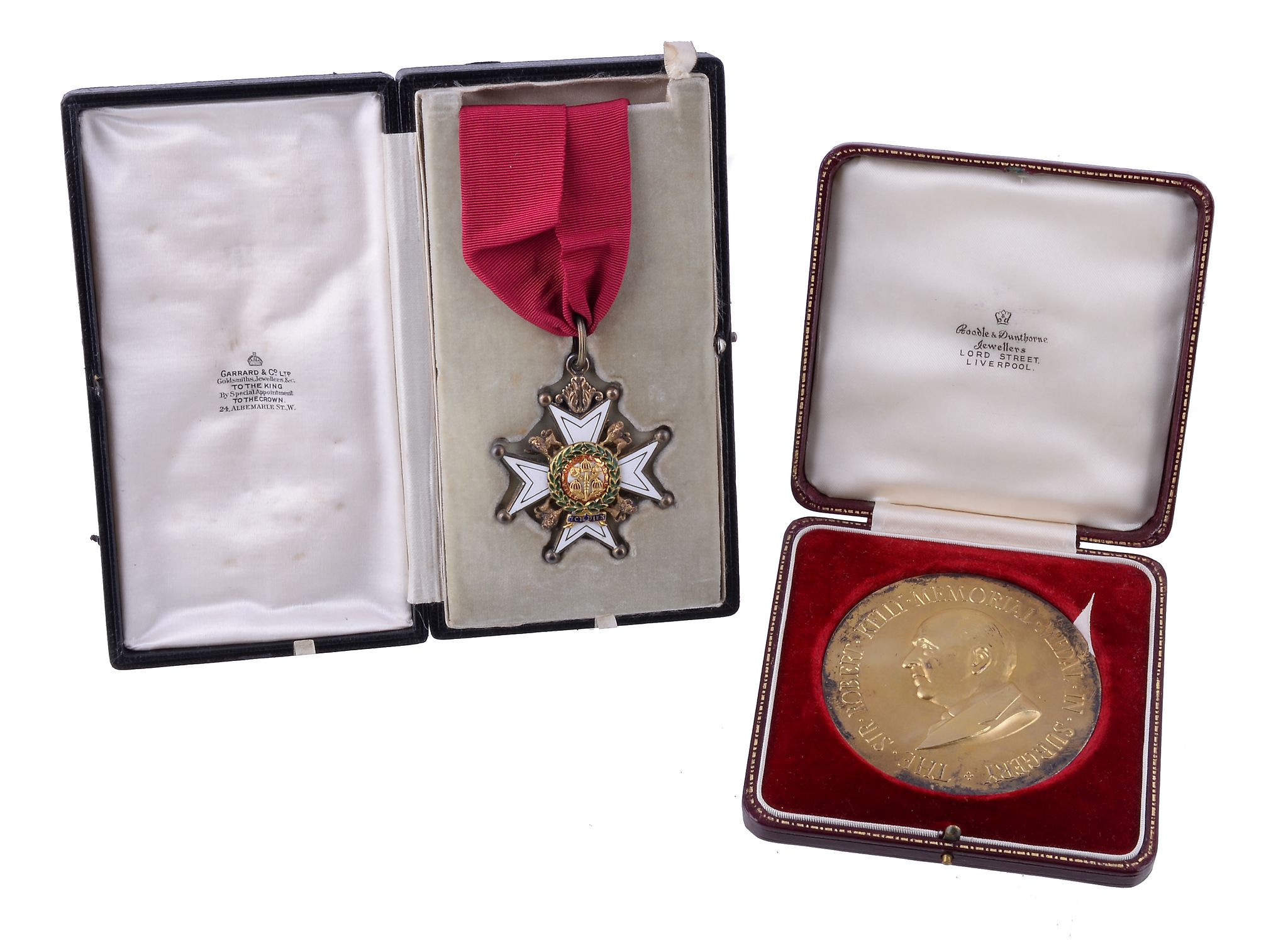 The Most Honourable Order of the Bath, Military Division, Companion's neck badge, silver gilt and - Image 2 of 4