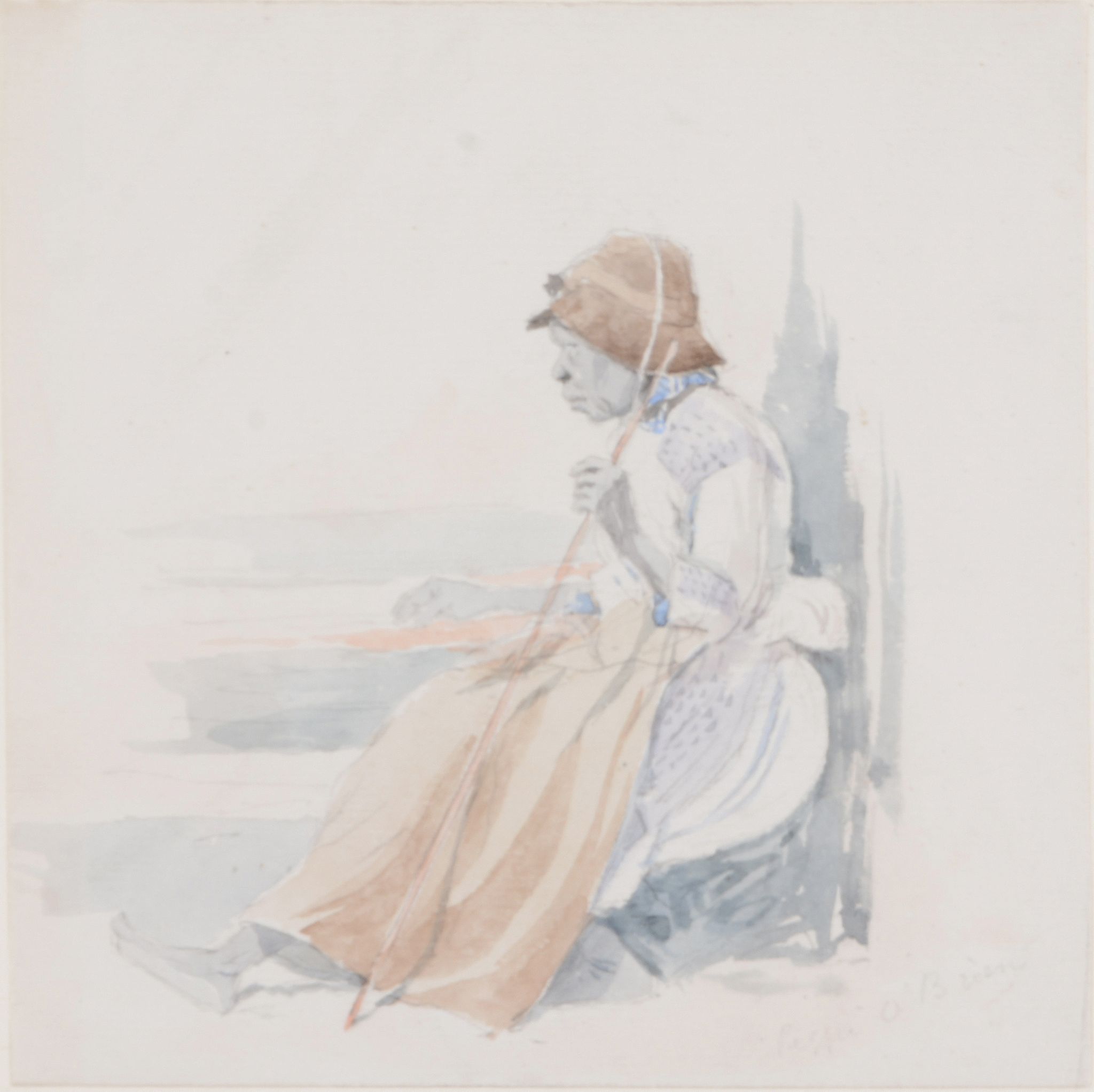 Lionel Grimston Fawkes (British, 1849-1931) - St. Vincent Watercolour 21 x 15cm. (8 1/4 x 6in.) - Image 5 of 5