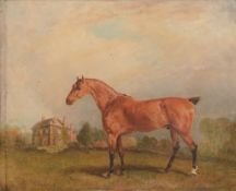 Richard Barrett Davis (British 1782–1854) - Horse in a landscape Oil on board Inscribed to board,