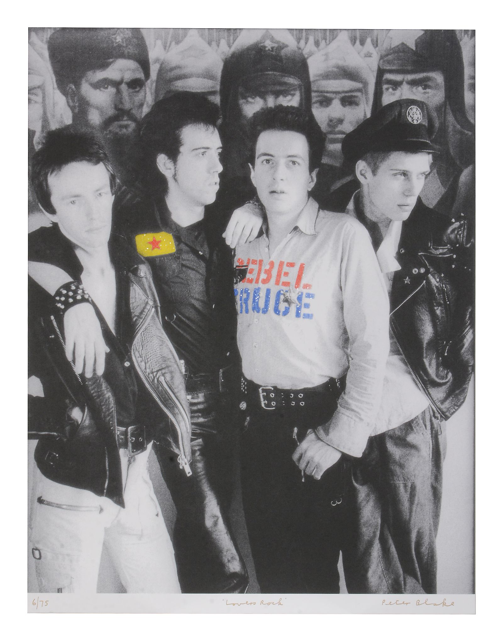 Sir Peter Blake (British b.1932) - Lover's Rock (The Clash) Screenprint in colours with diamond