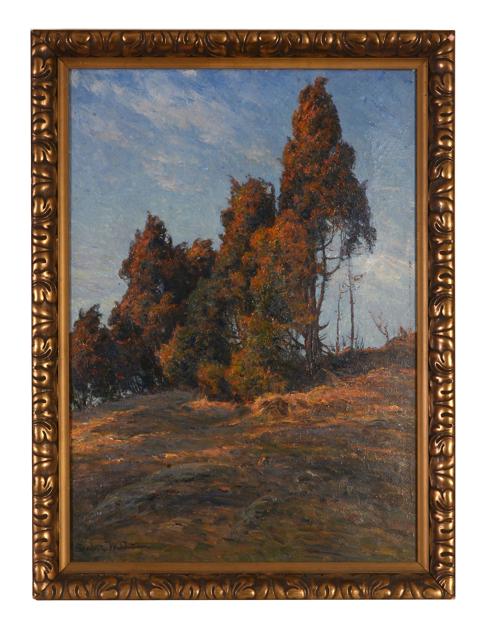 Charlotte Constance Wahlström (Swedish 1849-1924) - Landscape Oil on canvas Signed, lower left, - Image 2 of 3