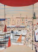 John Paddy Carstairs (British 1916-1970) - St. Tropez Gouache, watercolour and ink Signed, upper