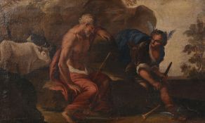 Continental School (18th century) - Mercury and Argus Oil on canvas 53 x 88.5cm (20 7/8 x 34 7/8in.)