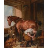 After Sir Edwin Hnery Landseer Oil on canvas 75 x 61cm After Sir Edwin Hnery Landseer (British