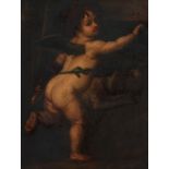 After Van Dyck (Flemish 1599-1641) - Putto and dog Oil on canvas 55 x 42cm (21 5/8 x 16 1/2in.)