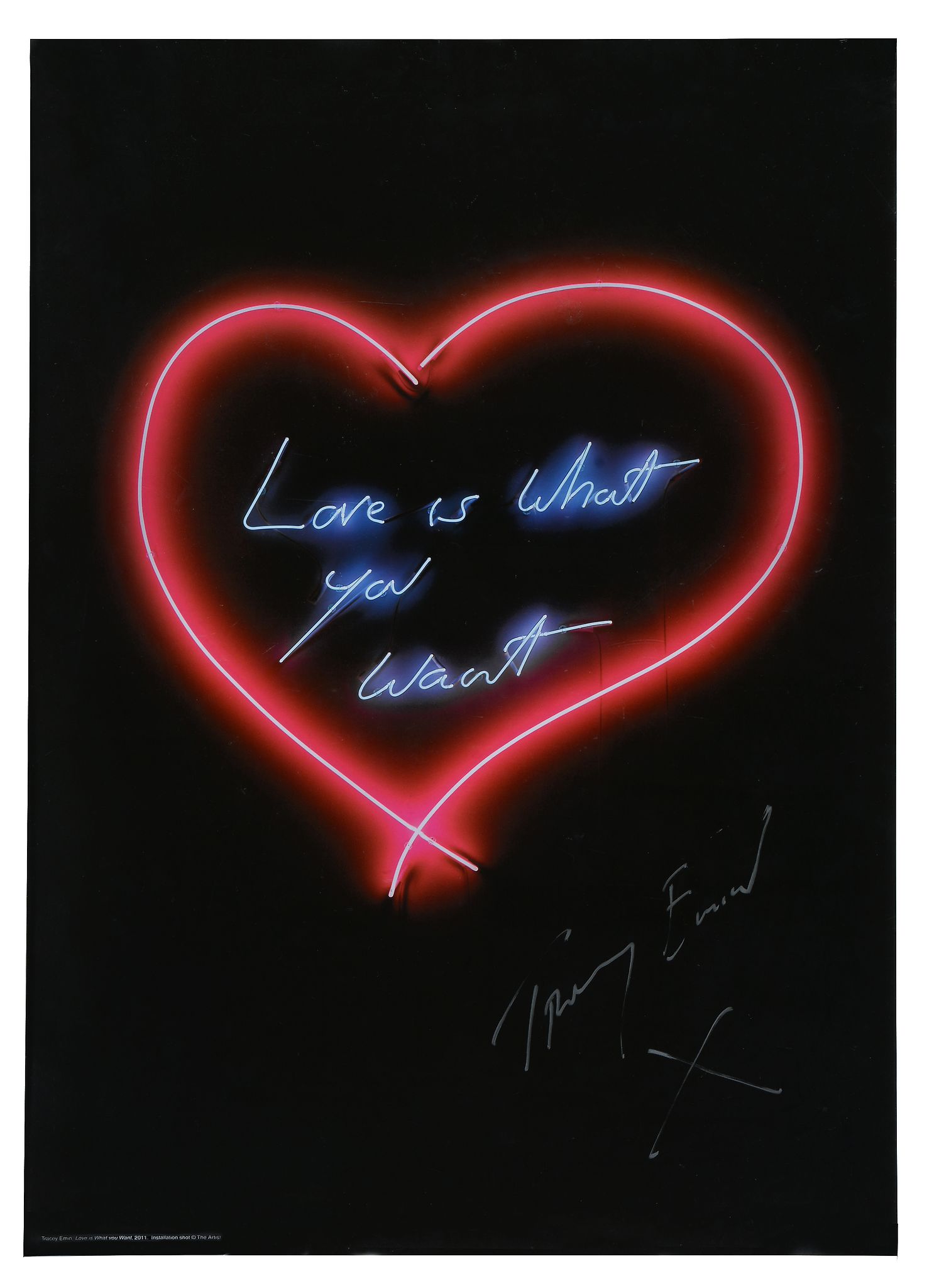 Tracey Emin (British b.1963) - Love Is What You Want Offset lithograph printed in colours, 2005,