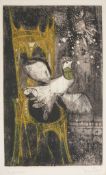 Liliana Porter (Argentine, b. 1941) - The Yellow Chair Etching with aquatint printed in colours,