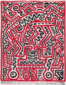 Keith Haring (American 1958-1990) - Keith Haring at Fun Gallery; Keith Haring at Robert Fraser