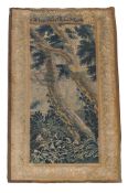 A Continental Verdure tapestry, 17th century and later elements, depicting trees and foliage with a