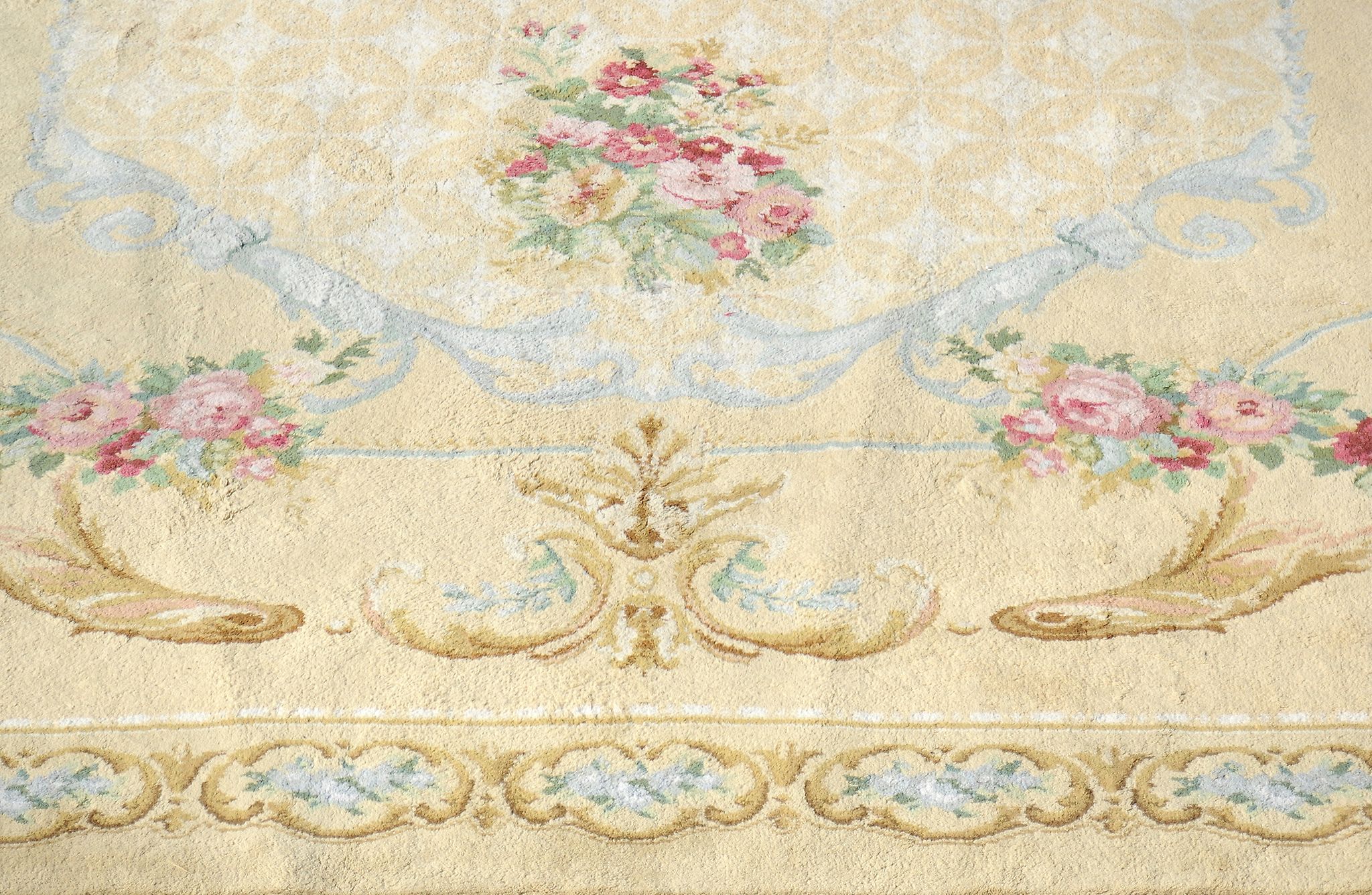 A European wool carpet, approximately 396cm x 494cm Provenance: Southborough House, Surbiton - Image 2 of 2