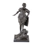 Gabriele Parente, (Italian, fl.late 19th / early 20th century), a patinated bronze model of a