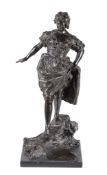 Gabriele Parente, (Italian, fl.late 19th / early 20th century), a patinated bronze model of a