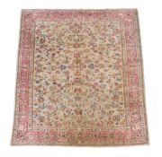 A Kirman rug, approximately 262 x 184cm