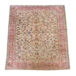 A Kirman rug, approximately 262 x 184cm