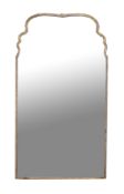 A gilt framed wall mirror in George I style, first quarter 19th century, 91cm high, 51cm wide