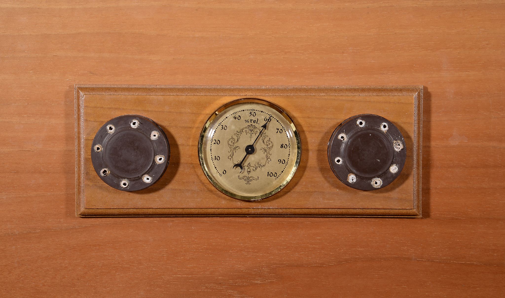 A burrwood veneered cigar humidor by Lubinski, last quarter 20th century, of rectangular form with - Image 2 of 3