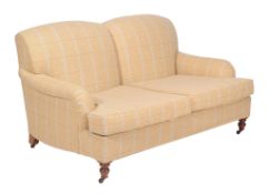 A two seat sofa, of recent manufacture, attibuted to Kingcome Sofas (Stratford pattern), with