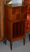 A mahogany music cabinet, 20th century, 105cm high