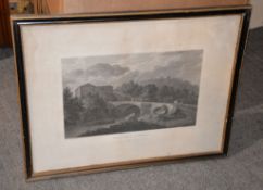 Joseph Farrington engraved W. Bryne and T. Medland Braithay Bridge near Ambleside & a companion, a