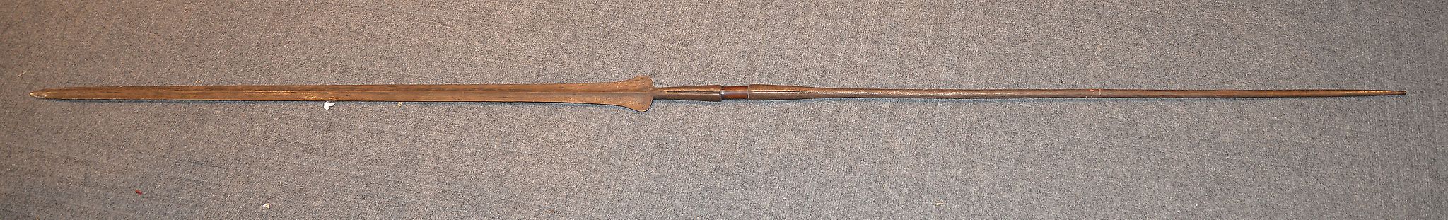 A spear, 196cm long