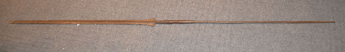 A spear, 196cm long