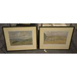 Lionel Edwards Hunting Scenes Offset lithographs, a pair Both signed in pencil Each image 31 x 48cm.