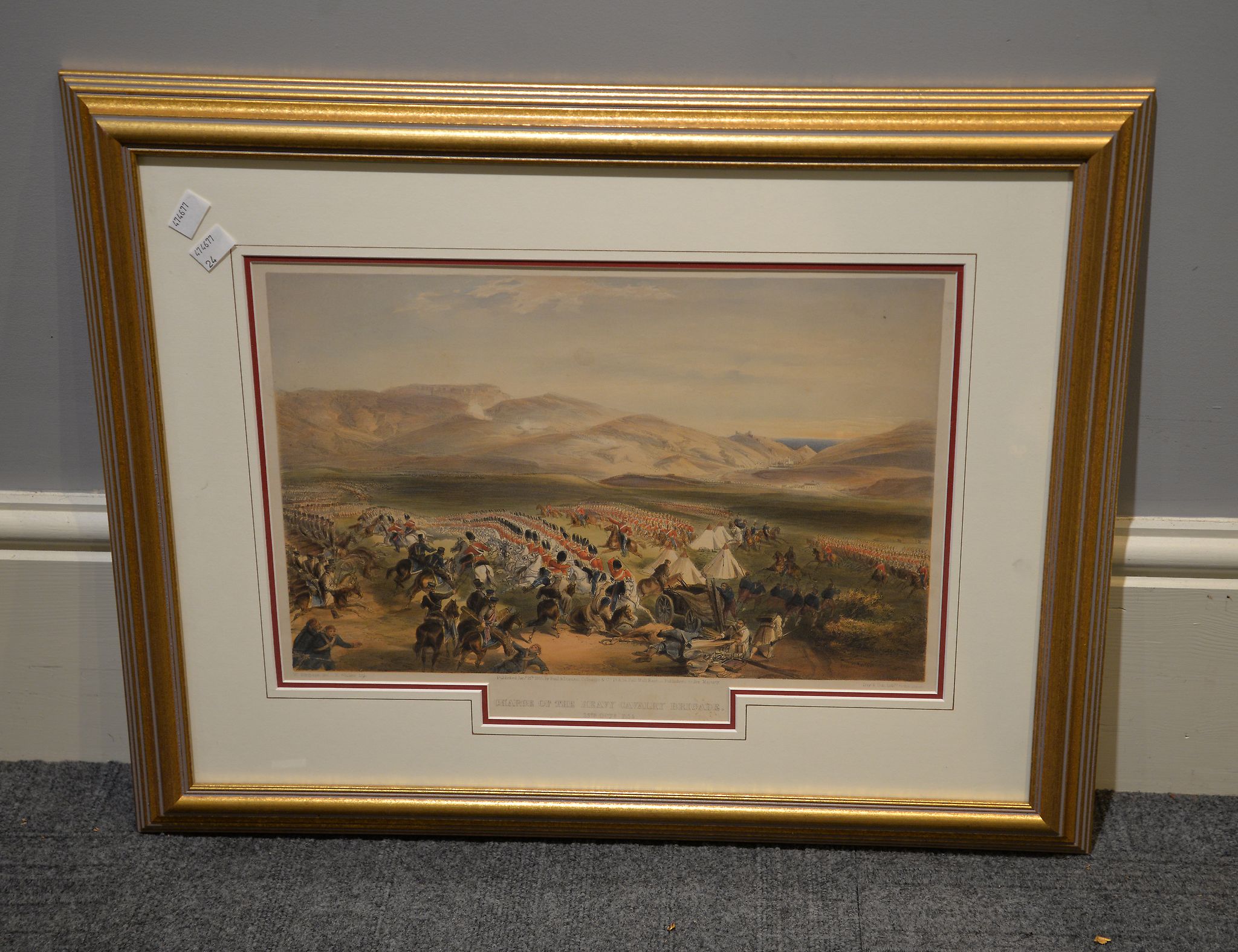 After William Simpson Three framed and glazed Crimean war prints each 33 x 43cm. (9 x 17in.) - Image 2 of 2