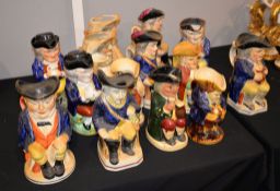 An assortment of Toby and character jugs , various dates, (15)