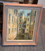Charles Hardaker (b.1934) Morning in Venice Oil on canvas board Signed, lower left 31 x 25.5cm (11