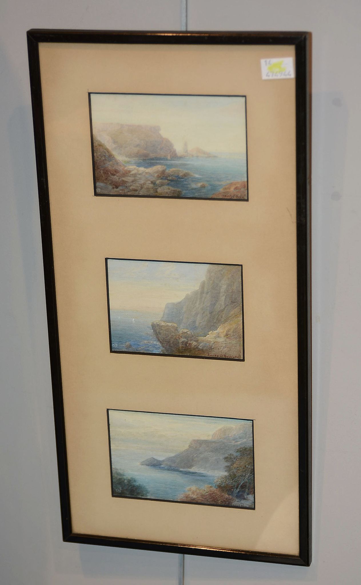 English School (late19th/early 20th century) Landscape views Six watercolours framed as two sets - Image 2 of 3