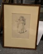 James MacNeill Whistler (1834-1903) Little Evelyn, 1896 Lithograph Signed with artist's butterfly