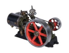 A well engineered model of a Stuart Turner No 9 Live steam horizontal mill engine, rebuilt by Mr S