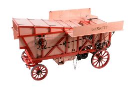 A 3 inch scale model of a Garrett Threshing machine, being a working model suitable for use with a