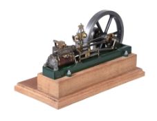 A well engineered model of a Stuart Turner Victoria horizontal live steam mill engine, having