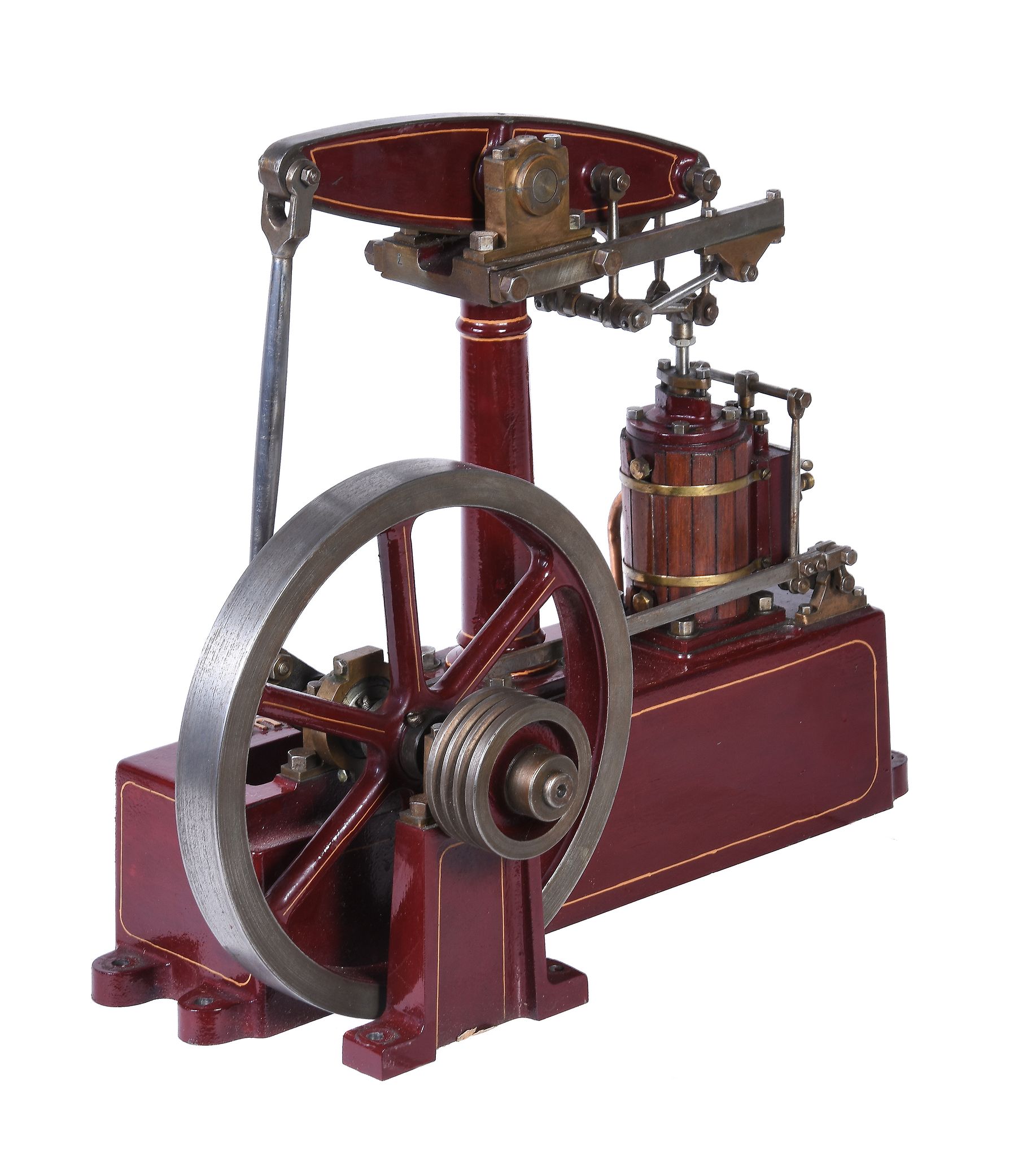 A well engineered model of a Stuart Turner live steam beam engine, having Watt's parallel motion, - Image 2 of 2