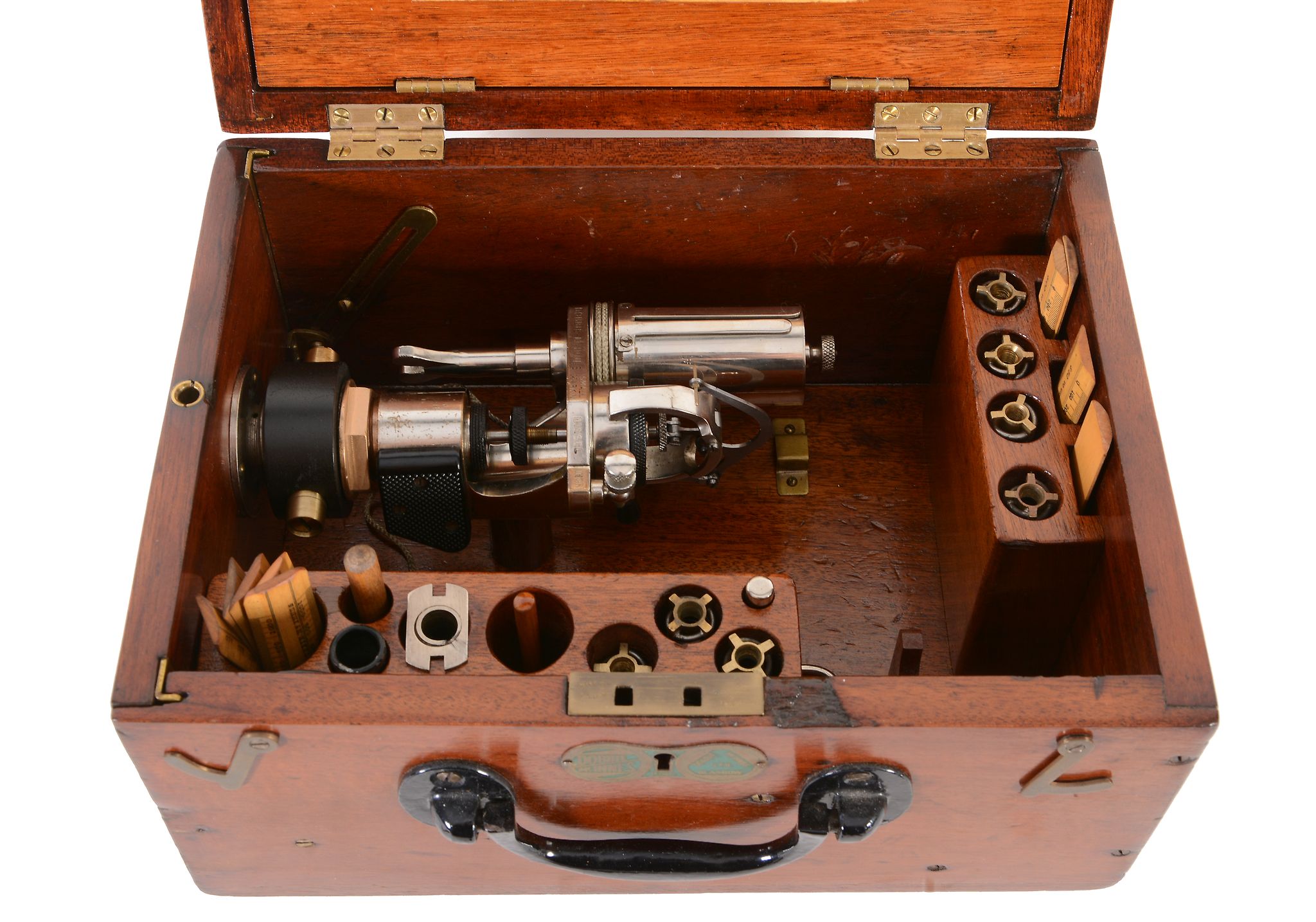 A Dobbie-McInnes steam indicator, contained in mahogany fitted case with chrome indicator with - Image 4 of 6