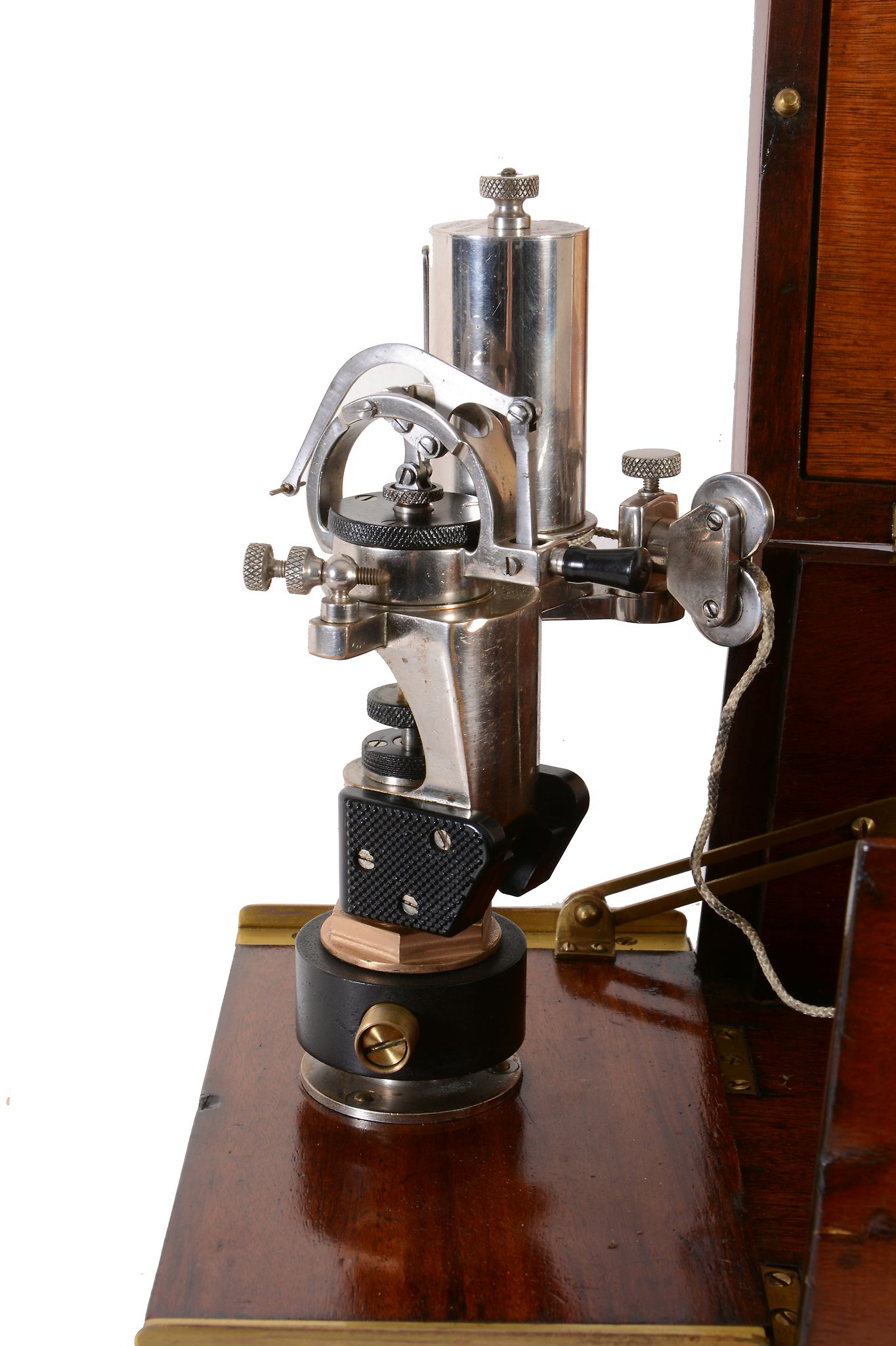 A Dobbie-McInnes steam indicator, contained in mahogany fitted case with chrome indicator with - Image 3 of 6