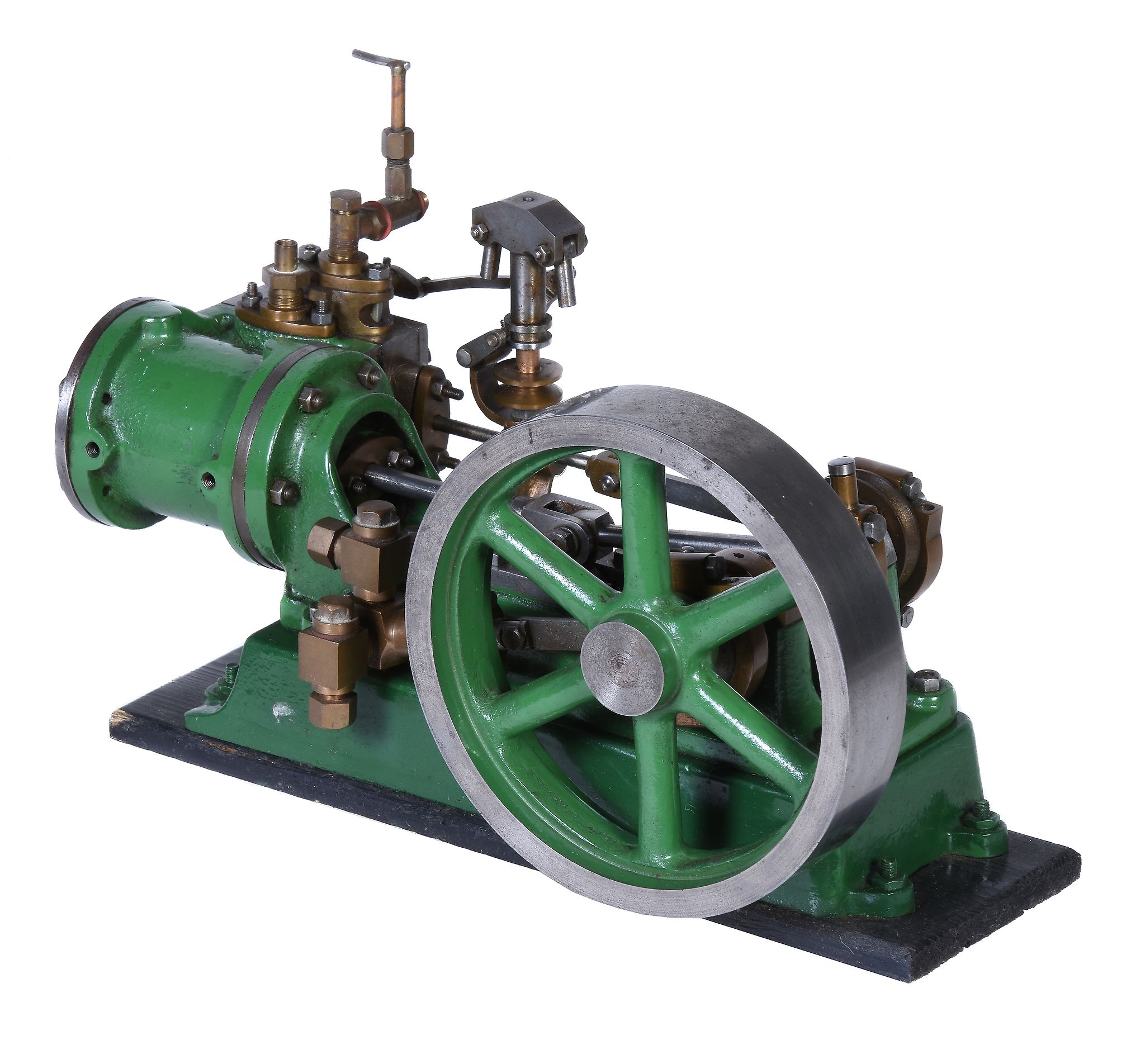 A well engineered model of a Stuart Turner No 9 horizontal mill engine, the single cylinder 1 1/2 - Image 2 of 2