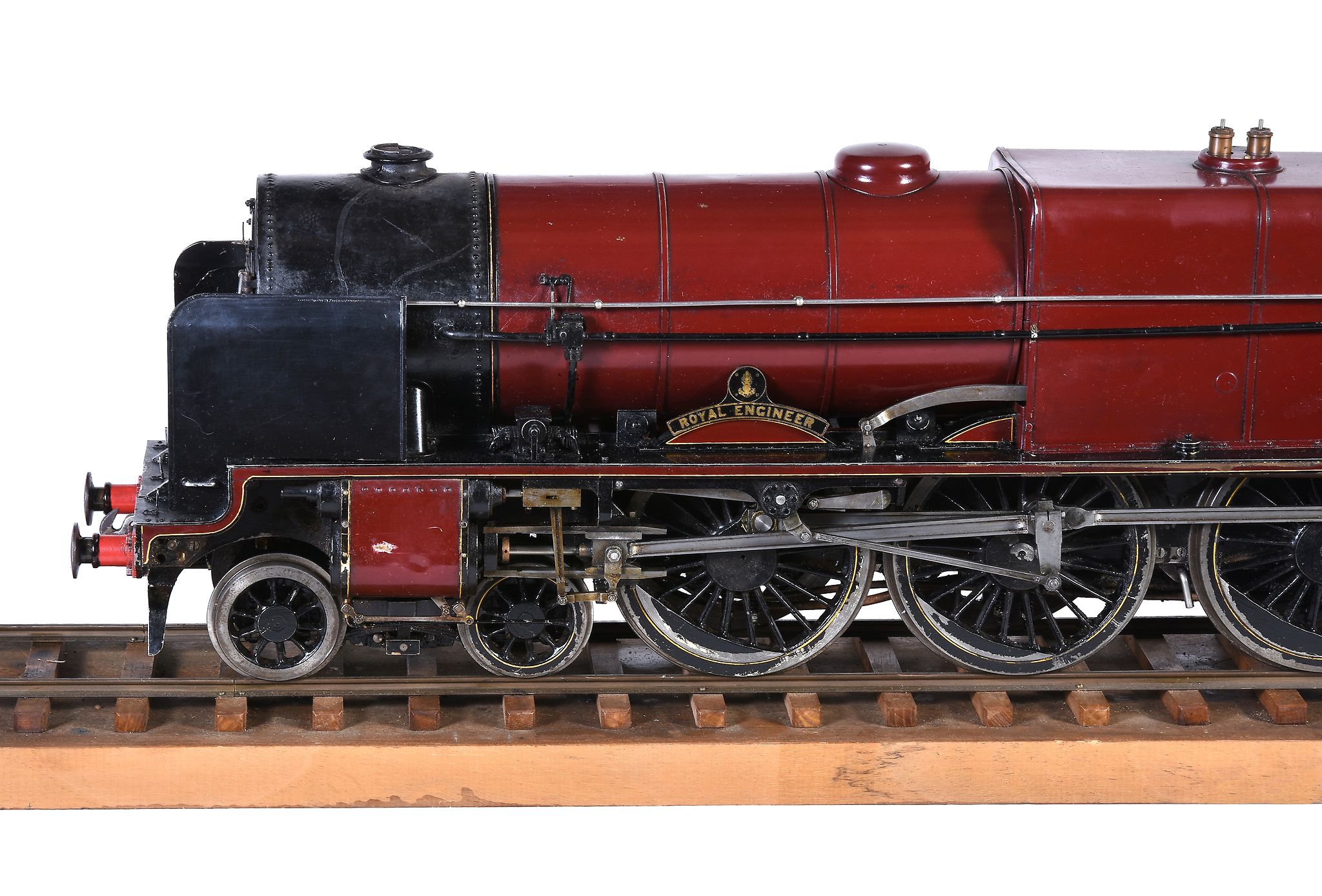 A well engineered 3 1/2 inch gauge model of a 4-6-0 tender locomotive No 6109 Royal Engineer , the - Image 4 of 4