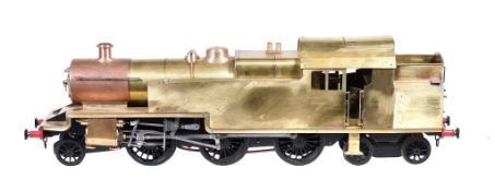 A well engineered 3 1/2 inch gauge model of a 2-6-4 side tank locomotive 'Jubilee', the copper
