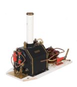 A Cheddar Pegasus live steam model boat plant, consisting of a V4 Pegasus oscillating steam engine