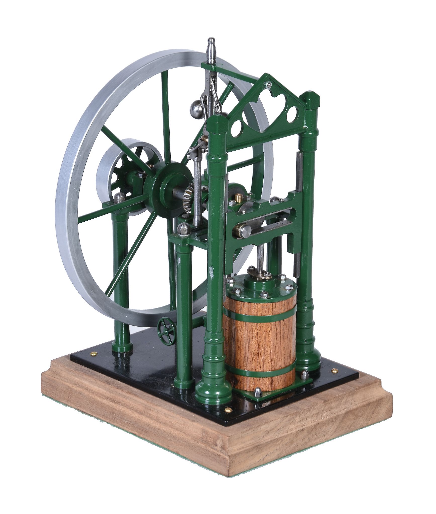 A well engineered 1 inch scale model of a Scotch crank live steam stationary engine, built to the - Image 2 of 2