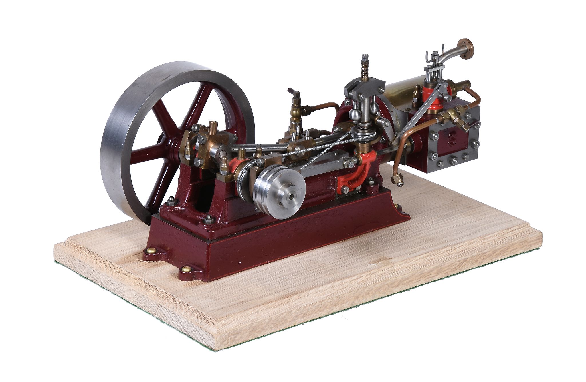 A very well engineered model of a Stuart Turner No 9 live steam horizontal mill engine, having - Image 2 of 2