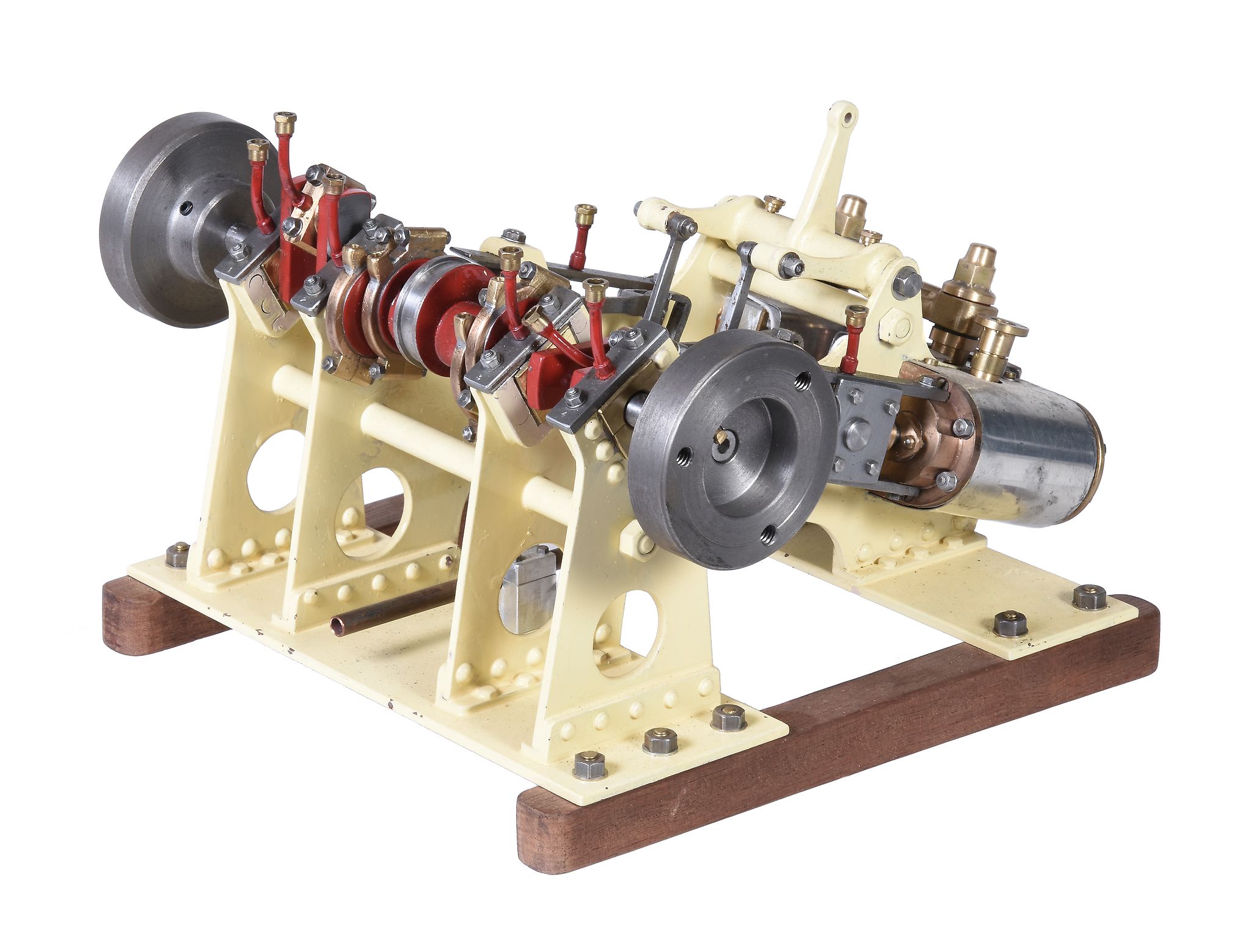 A well engineered model of diagonal live steam paddle steamer engine, built to the Edgar T Westbury - Image 2 of 2