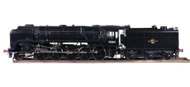 An exhibition quality 5 inch gauge model of the British Railways Standard Class 9F 2-10-0 tender